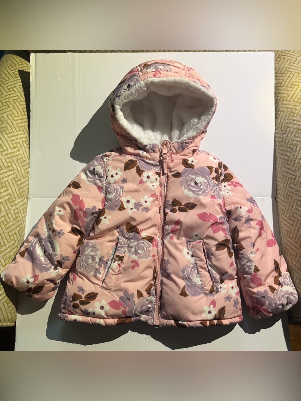 The Children Place Puffer Jacket reversible